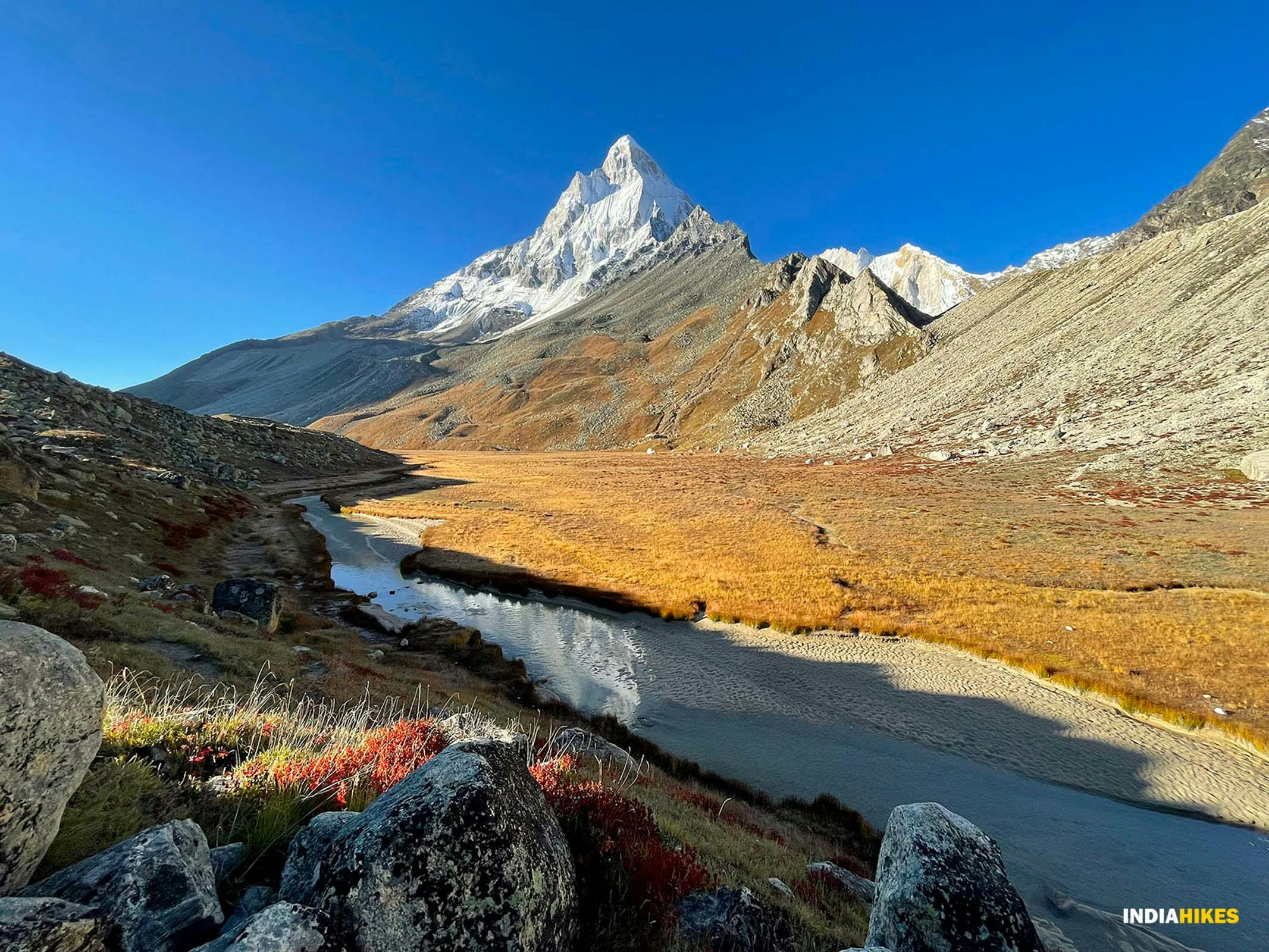 0a8317a6 8a65 4fa4 bb59 0d945e37456a gaumukh tapovan sooraj kumar view of mount shivling at tapovan autumn season tapovan campsite 